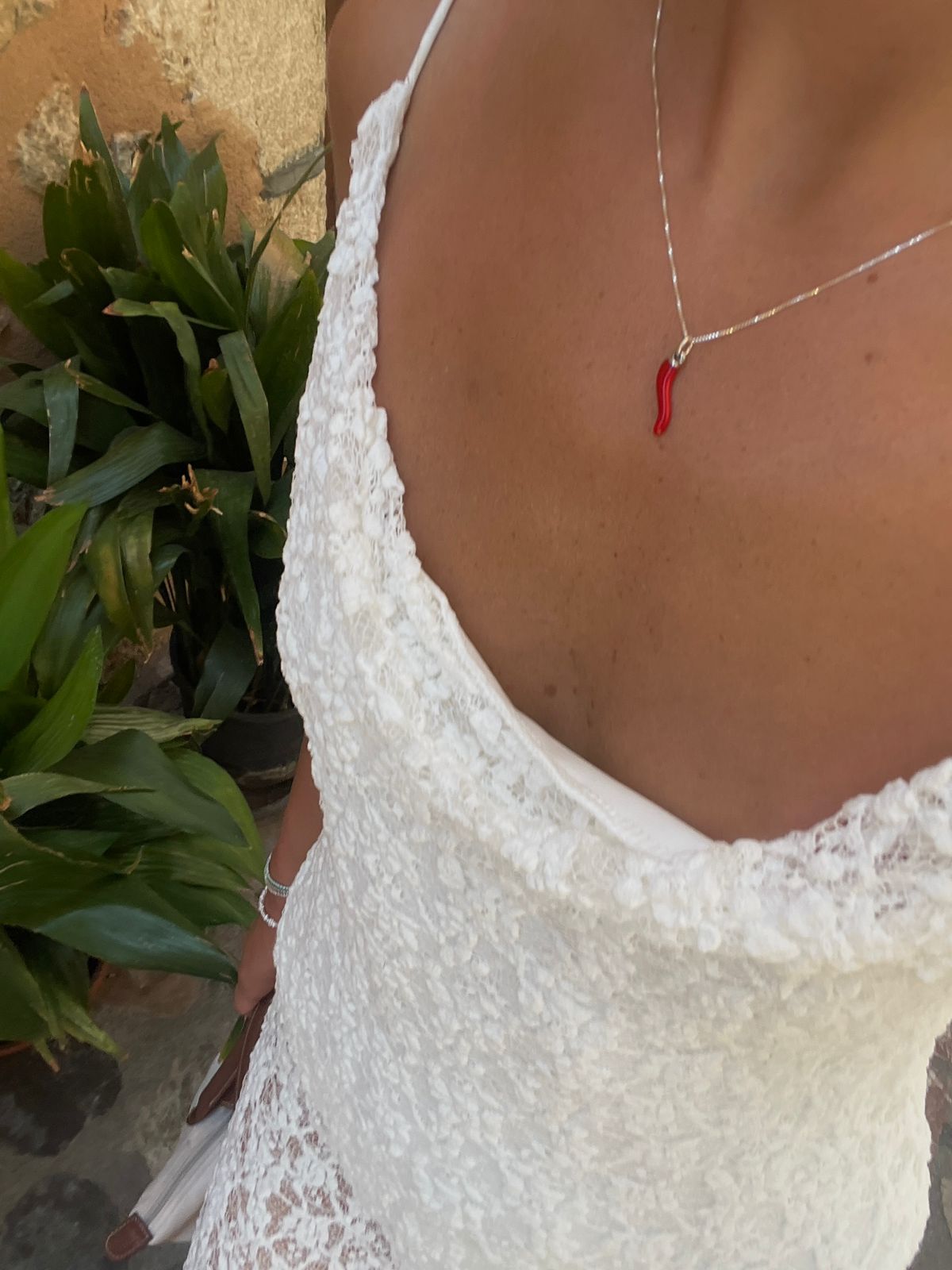 ვერცხლისფერი კორნიჩელოს ყელსაბამი